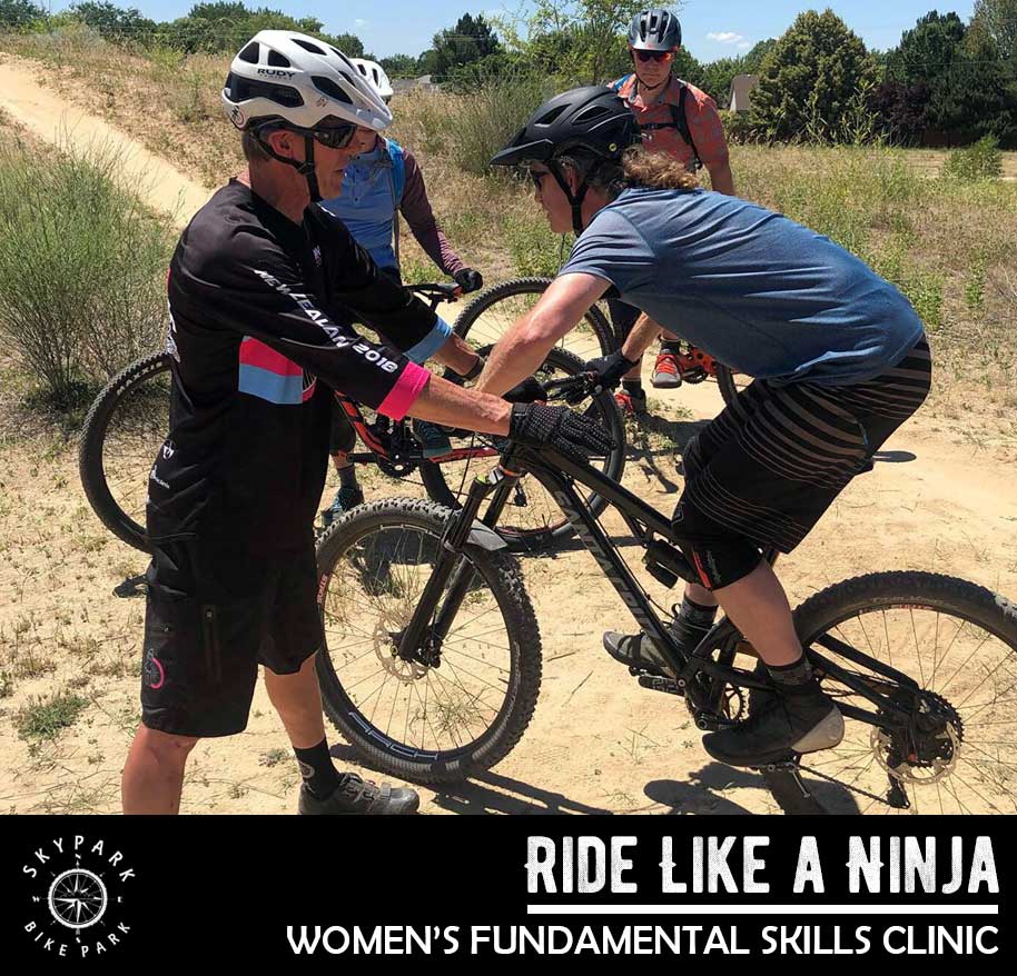 Ride Like A Ninja - Women's Fundamental Skills Clinic - October 12, 2019 - SkyPark at Santa's Village